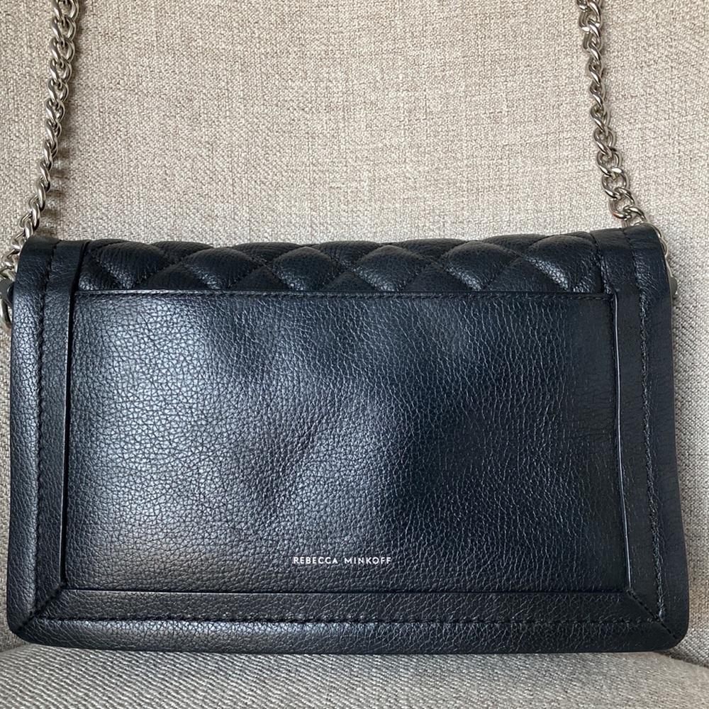 Rebecca Minkoff Black Quilted Bag - Picture 2 of 16